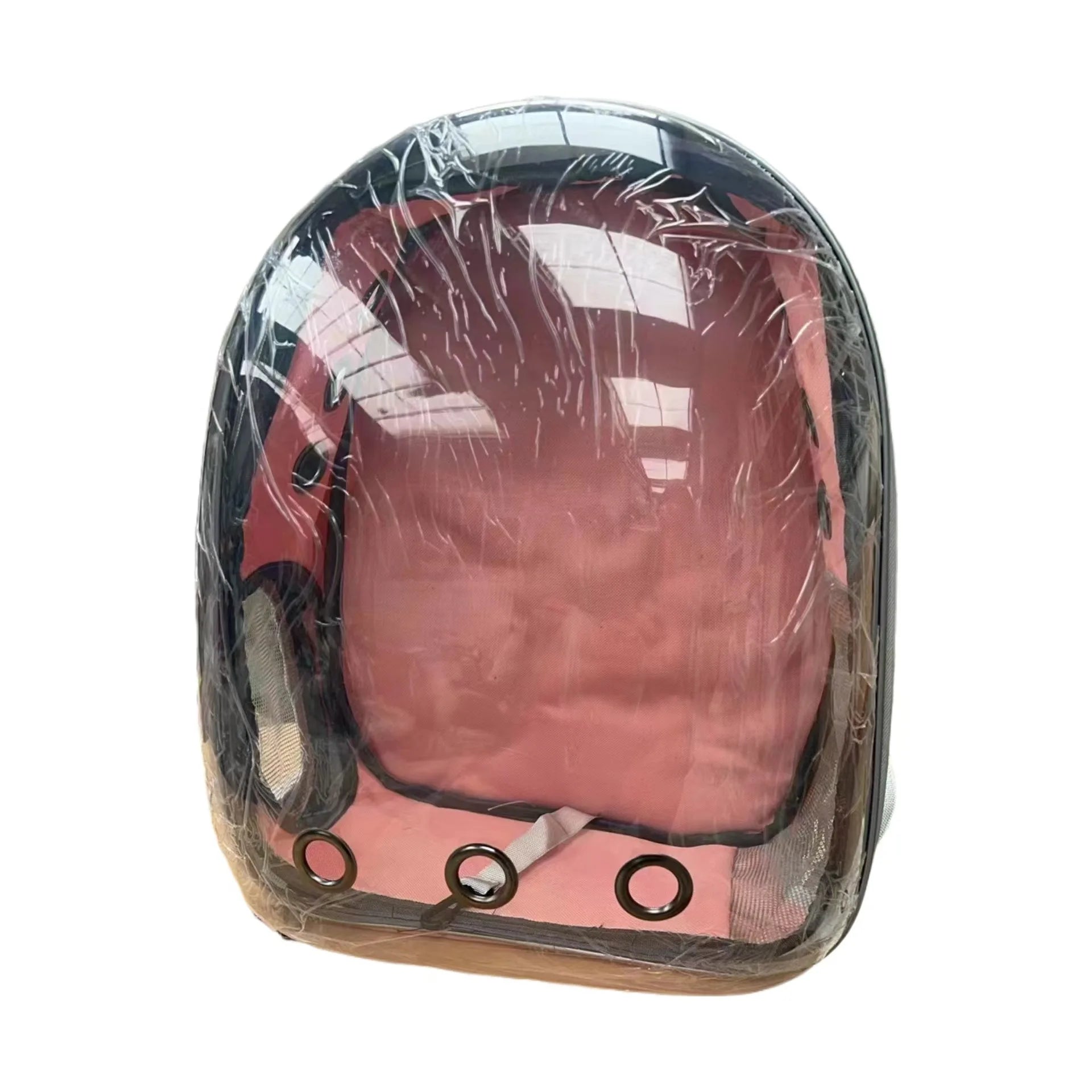 Mochila Bolha 360° Transparente e Respirável para Gatos - Leve e Espaçosa