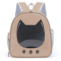 Pet Supplies Cat Carrier Bag PU Portable Travel Outdoor Backpack for Cat Small Dogs Transparent Breathable Carrying Shoulder Bag
