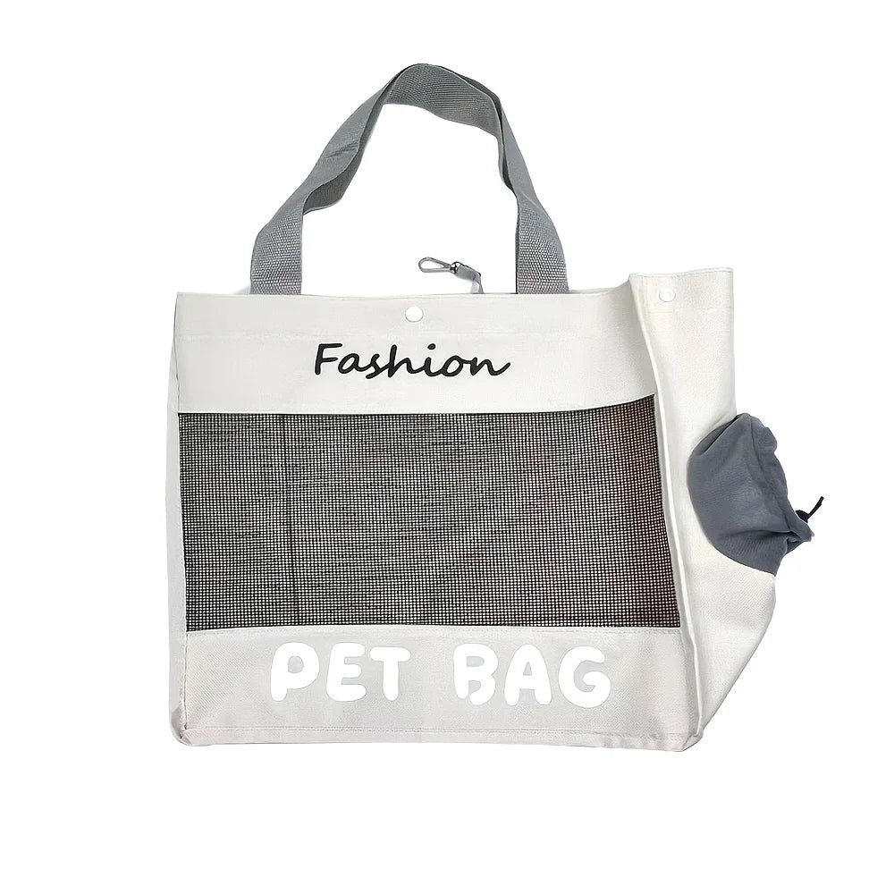 Bolsa Transportadora Respirável com Saída para Cabeça - Gatos e Cães até 8kg