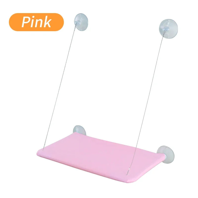 Cama Hammock com Tapete para Gatos - Prateleira de Janela Confortável