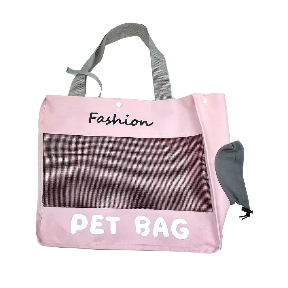 Bolsa Transportadora Respirável com Saída para Cabeça - Gatos e Cães até 8kg