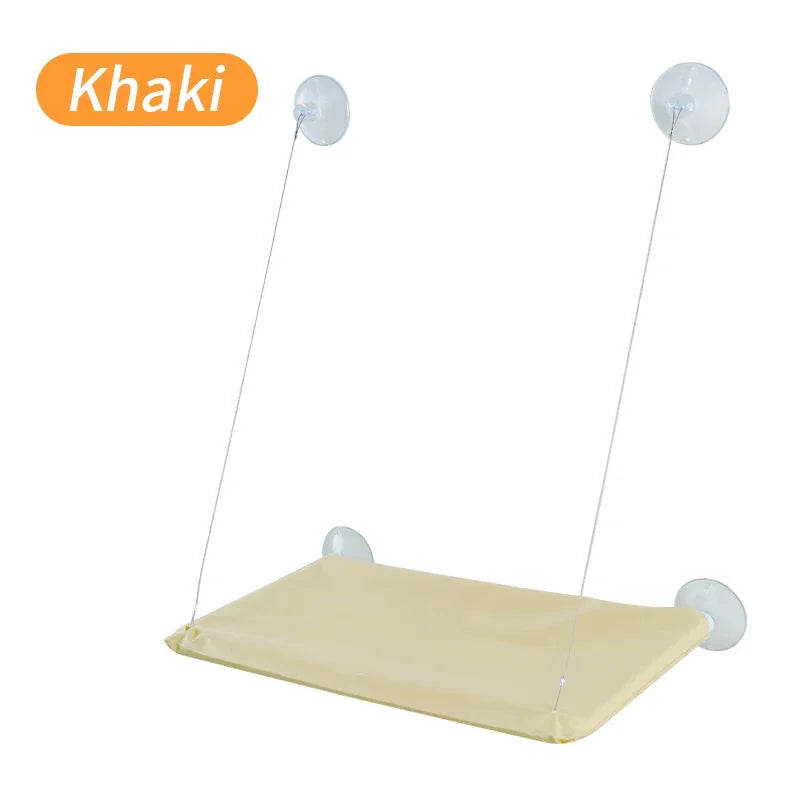 Cama Hammock com Tapete para Gatos - Prateleira de Janela Confortável